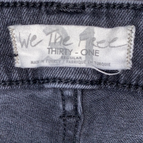 We the Free High Rise Raw Hem Skinny Jeans Black - Picture 8 of 12